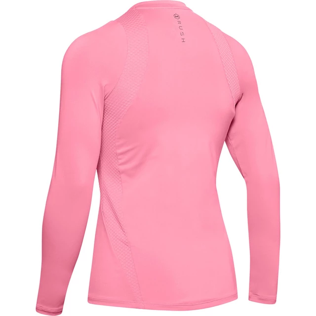 Dámské triko s dlouhým rukávem Under Armour Rush LS - Lipstick