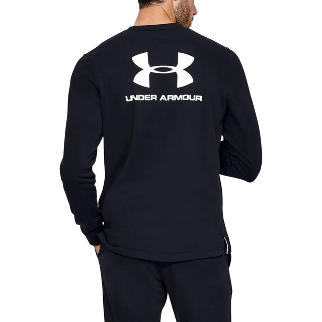 Men’s Hoodie Under Armour Sportstyle Terry Logo Crew - Black