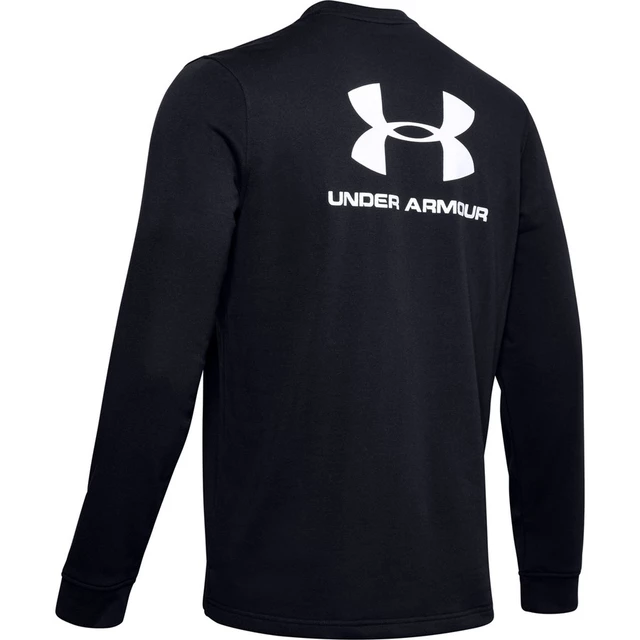 Men’s Hoodie Under Armour Sportstyle Terry Logo Crew - Onyx White