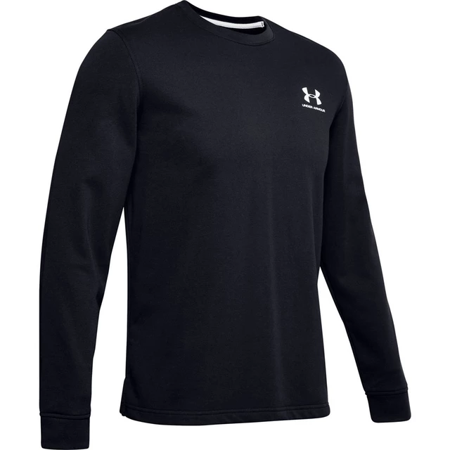 Men’s Hoodie Under Armour Sportstyle Terry Logo Crew - Black - Black