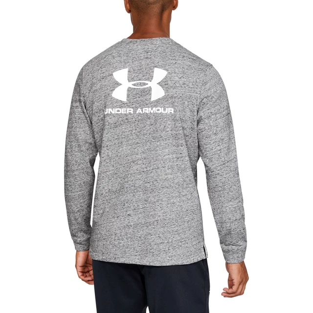 Pánska mikina Under Armour Sportstyle Terry Logo Crew - Onyx White