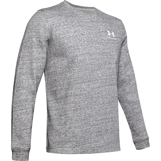 Men’s Hoodie Under Armour Sportstyle Terry Logo Crew - Onyx White