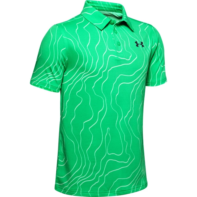 Chlapčenské tričko Under Armour Playoff Polo - Black - Vapor Green