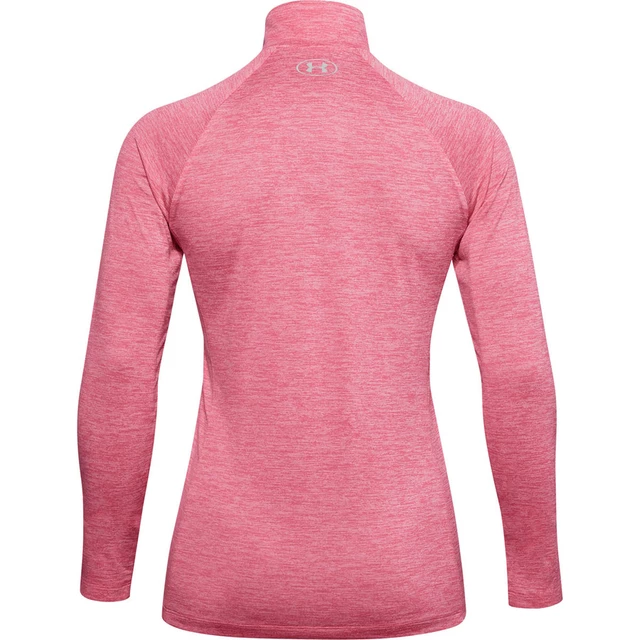 Dámská funkční mikina Under Armour New Tech 1/2 Zip - Twist - Pink Lemonade