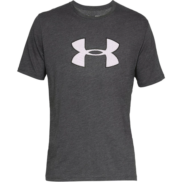 Men’s T-Shirt Under Armour Big Logo SS - Academy - Charcoal Medium Heather