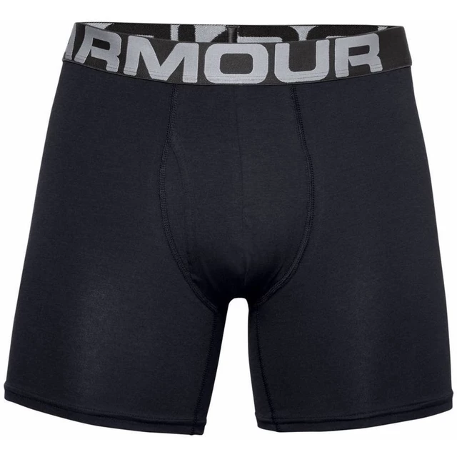 Men’s Boxer Jocks Under Armour Charged Cotton 6in – 3-Pack - Black