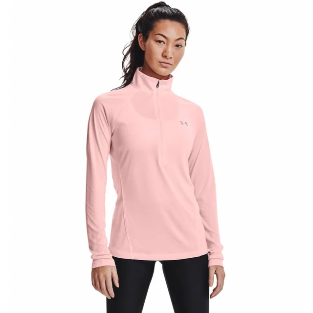 Dámska funkčná mikina Under Armour New Tech 1/2 Zip - Twist - Tetra Gray