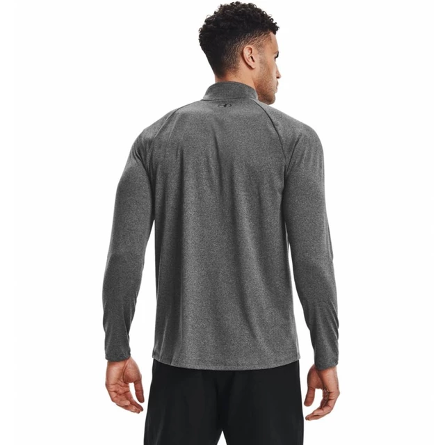 Pánske tričko Under Armour Tech 2.0 1/2 Zip - Black /  / Charcoal