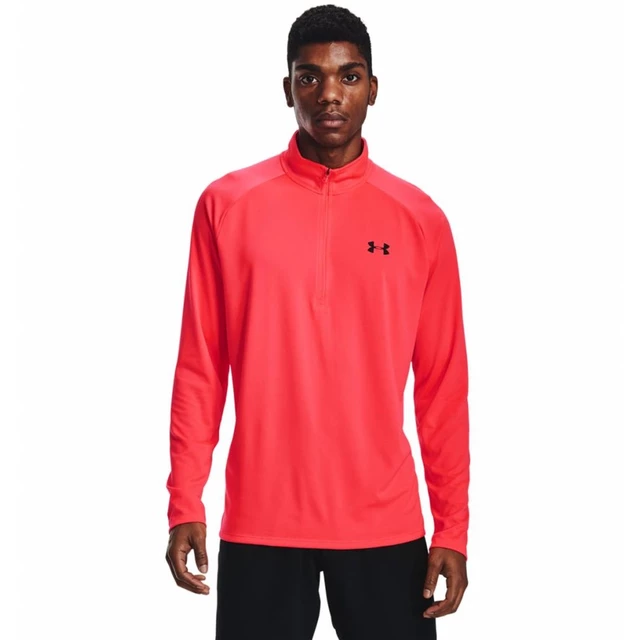 Pánske tričko Under Armour Tech 2.0 1/2 Zip - Academy/Steel