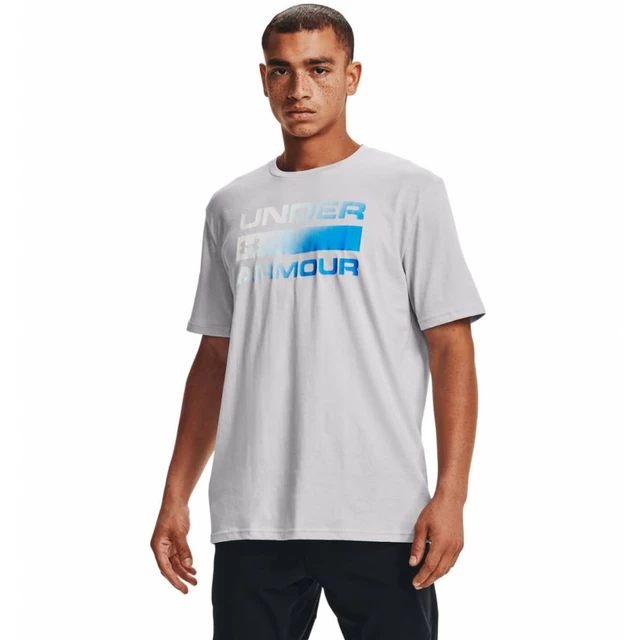 Men’s T-Shirt Under Armour Team Issue Wordmark SS - Blue Ink