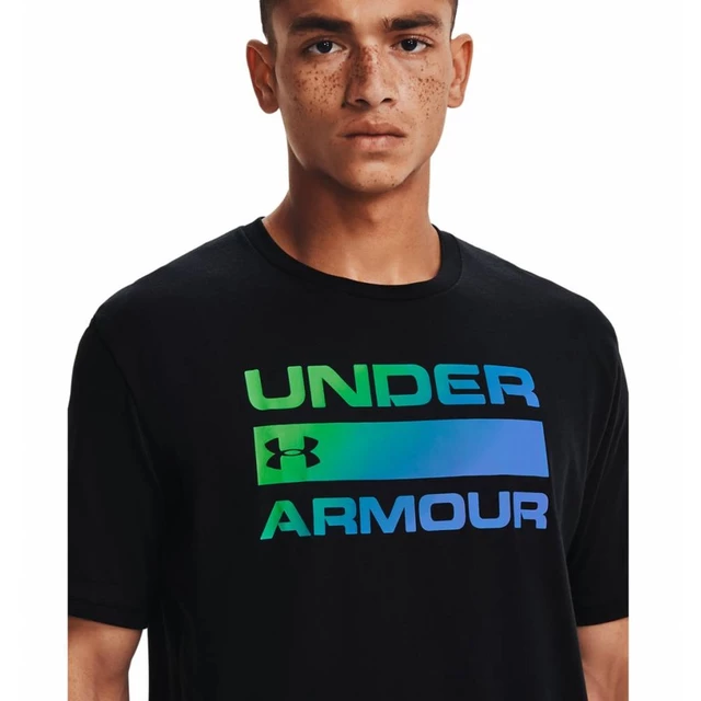 Pánske tričko Under Armour Team Issue Wordmark SS - American Blue