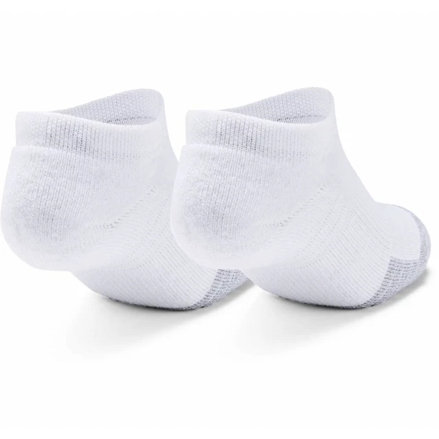 Dětské kotníkové ponožky Under Armour Youth Heatgear NS 3 páry - White