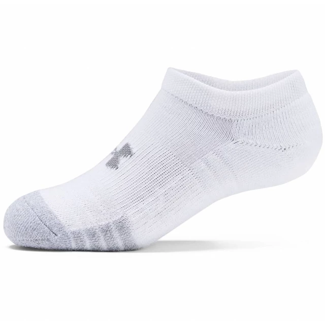 Youth HeatGear No-Show Socks Under Armour – 3-Pack - White