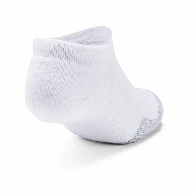 Youth HeatGear No-Show Socks Under Armour – 3-Pack - White