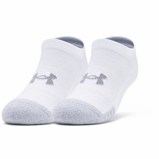 Dětské kotníkové ponožky Under Armour Youth Heatgear NS 3 páry - White - White