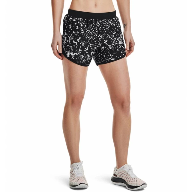 Women’s Shorts Under Armour Fly By 2.0 Printed - Black - Black