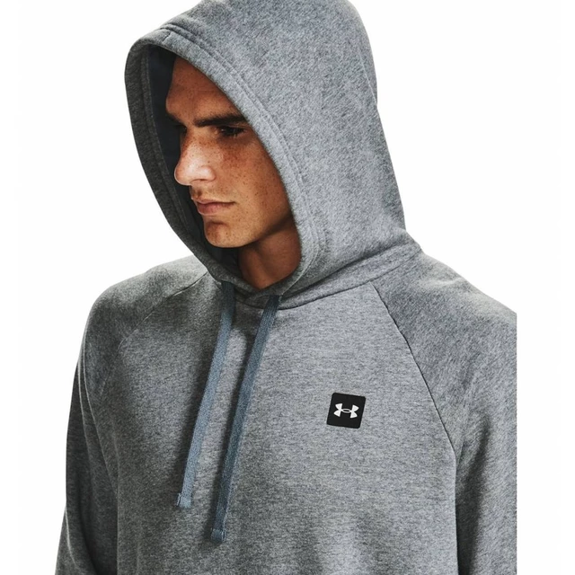 Pánska mikina Under Armour Rival Fleece Hoodie - Pitch Gray Light Heather