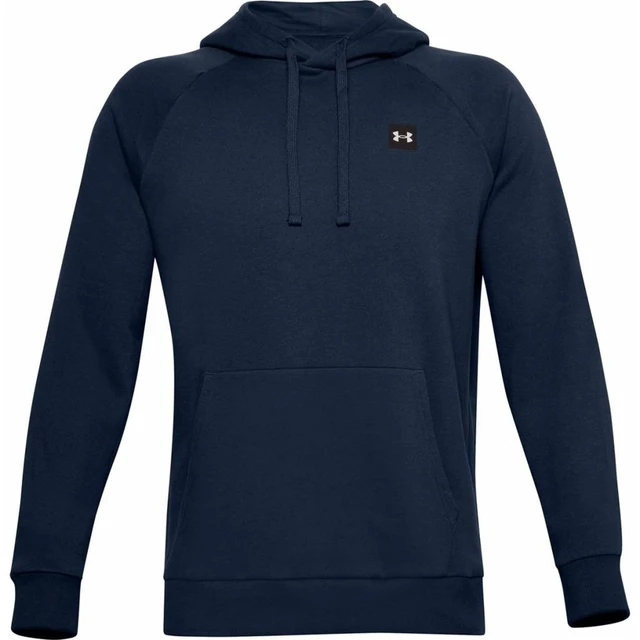 Men’s Hoodie Under Armour Rival Fleece - Pitch Gray Light Heather - Academy