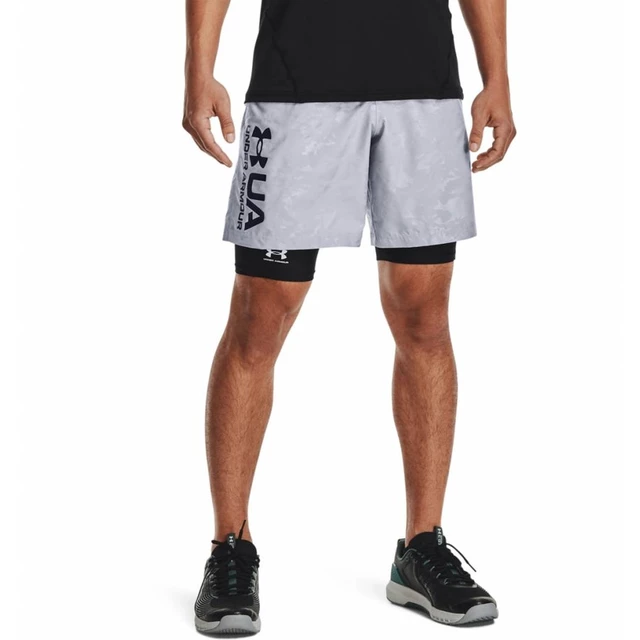 Pánské kraťasy Under Armour Woven Emboss Shorts - Mod Gray - Mod Gray