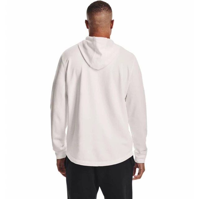 Men’s Hoodie Under Armour Rival Terry Big Logo HD - Onyx White