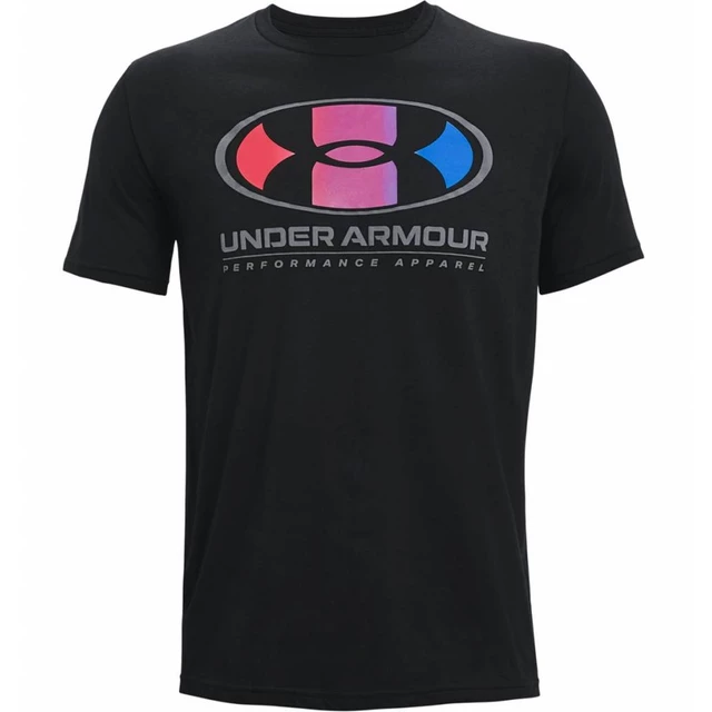 Men’s T-Shirt Under Armour Multi Color Lockertag SS - Black