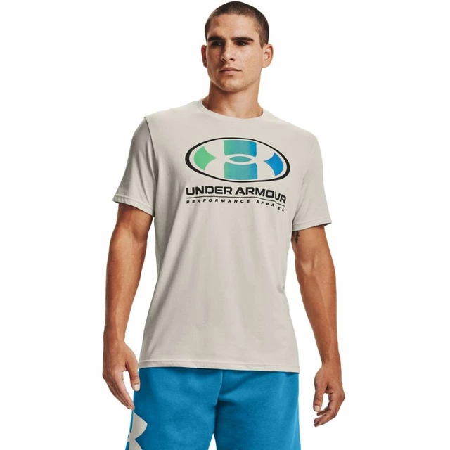 Under Armour Multi Color Lockertag Herren T-Shirt - Summit White