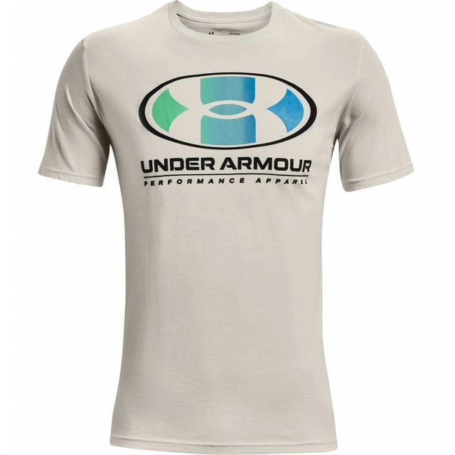 Men’s T-Shirt Under Armour Multi Color Lockertag SS - Black - Summit White