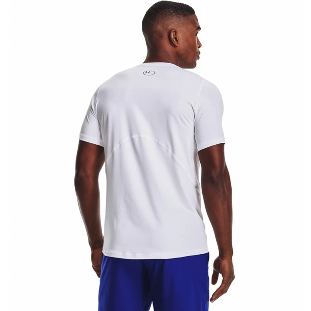 Men’s T-Shirt Under Armour HG Armour Fitted SS - Carbon Heather