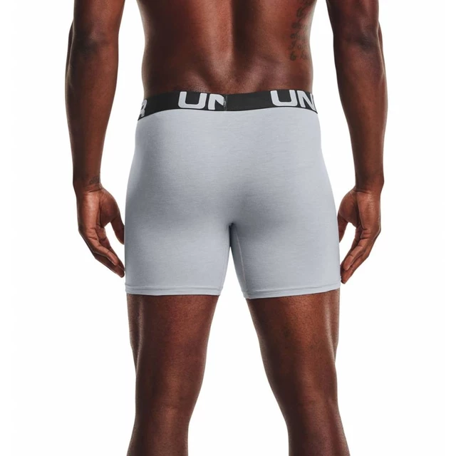 Boxerky Under Armour Charged Cotton 6in 3 Pack - Mod Gray