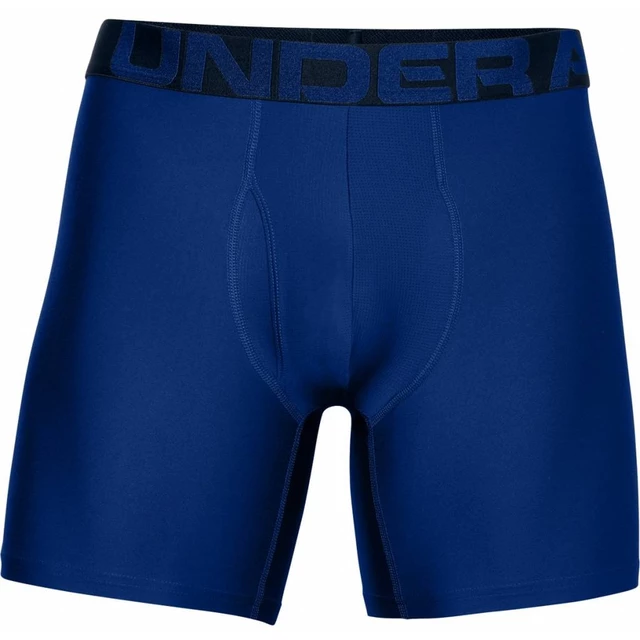 Pánské boxerky Under Armour UA Tech 6in 2ks - Mod Gray Light Heather - Royal