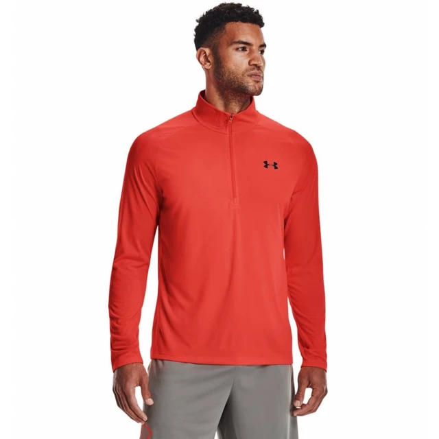 Pánske tričko Under Armour Tech 2.0 1/2 Zip - Academy/Steel