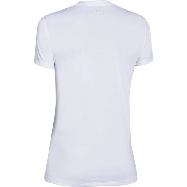Women’s V-Neck T-Shirt Under Armour Tech SSV – Solid - White