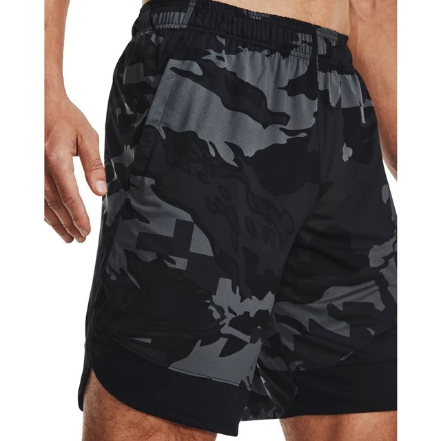 Pánske kraťasy Under Armour Train Stretch Camo Sts - Pitch Gray, XL