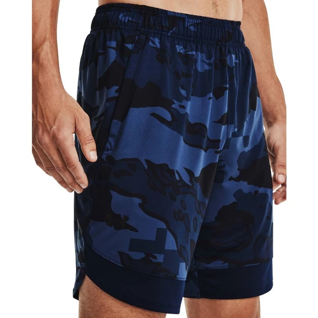 Pánske kraťasy Under Armour Train Stretch Camo Sts - Pitch Gray