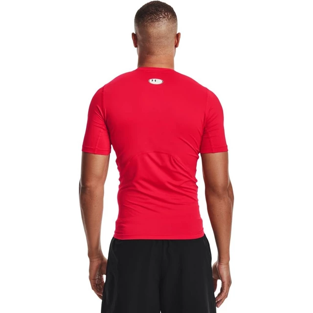 Pánske kompresné tričko Under Armour HG Armour Comp SS - Red