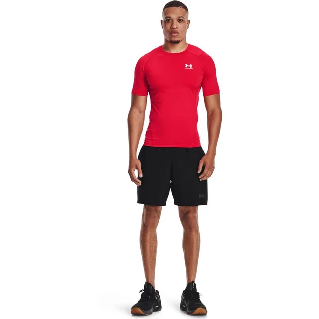 Men’s Compression T-Shirt Under Armour HG Armour Comp SS - Red