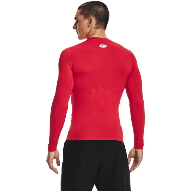 Men’s Compression T-Shirt Under Armour HG Armour Comp LS - Red