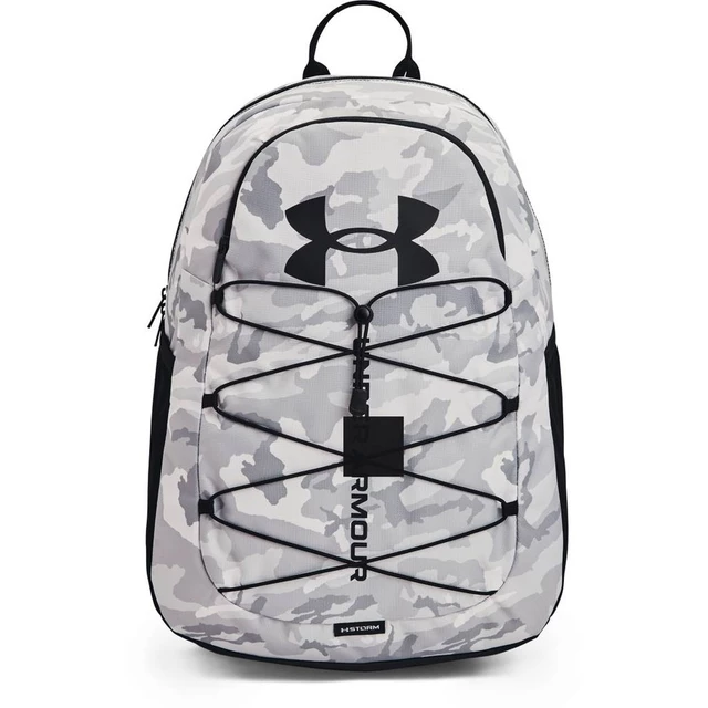 Backpack Under Armour Hustle Sport - Pitch Gray Medium Heather - White
