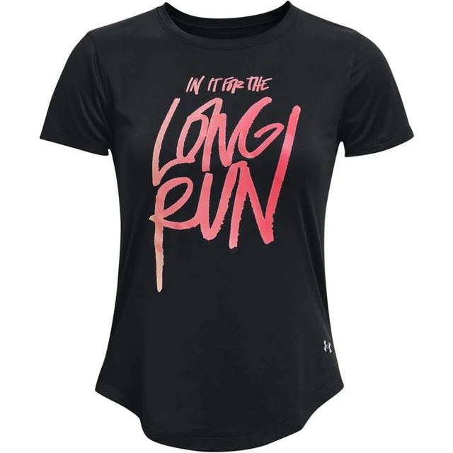 Women’s Running T-Shirt Under Armour Long Run Graphic Short Sleeve
