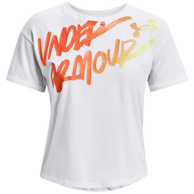 Dámské triko Under Armour Live Chroma Graphic Tee - White