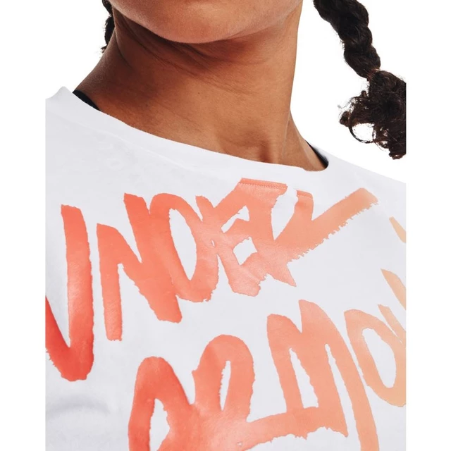 Women’s T-Shirt Under Armour Live Chroma Graphic Tee - White