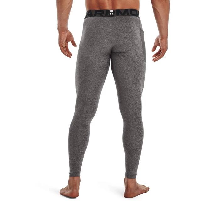 Pánske kompresné legíny Under Armour CG Armour Leggings - White