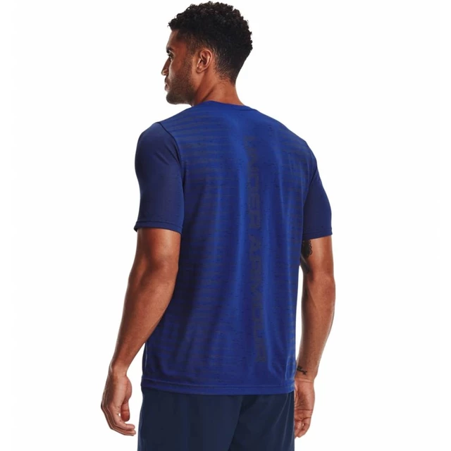 Men’s T-Shirt Under Armour Seamless Wordmark SS - Royal