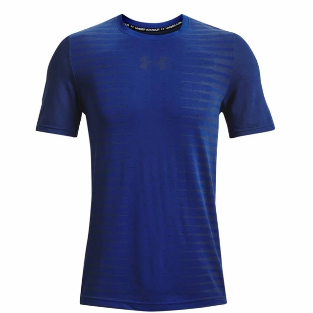 Pánske tričko Under Armour Seamless Wordmark SS - Royal