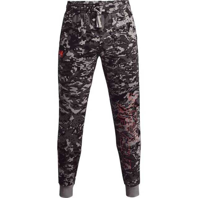 Pánske tepláky Under Armour Rival FLC Camo Script JGR