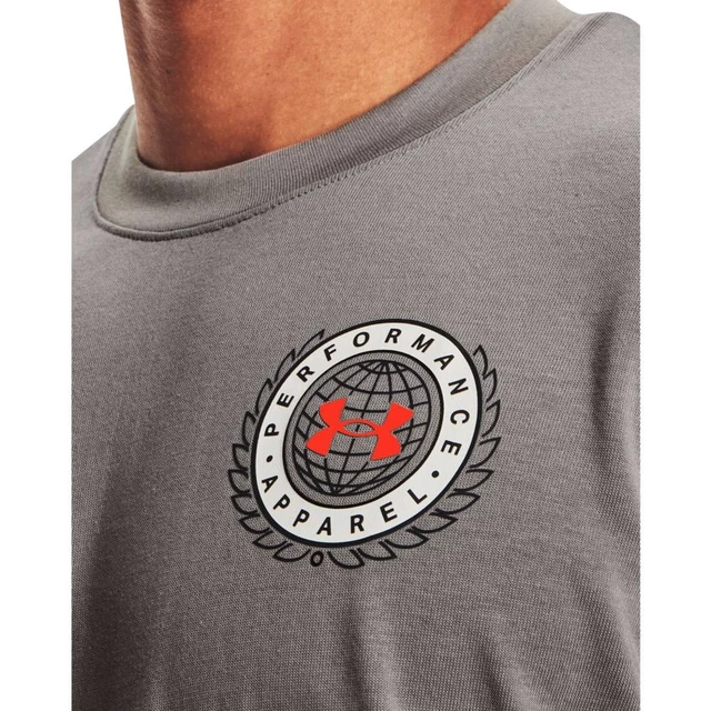 Men’s T-Shirt Under Armour Alma Mater Crest HW SS - Black