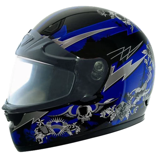 Motorcycle Helmet Cyber US 38 - Blue  Graphics