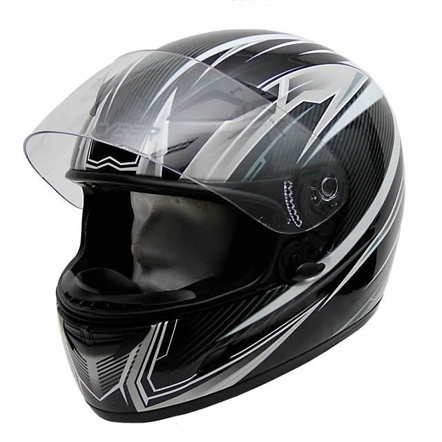 Motorcycle Helmet Cyber US 39 - Black-White