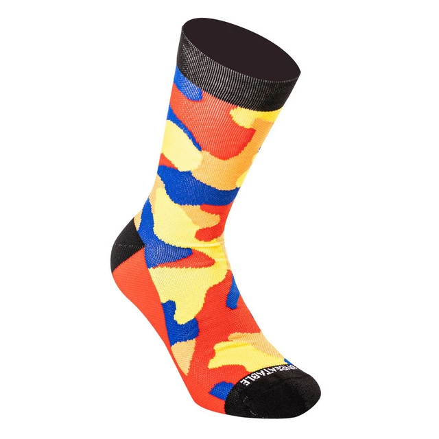 Socks Undershield Camo Short Yellow/Red/Blue