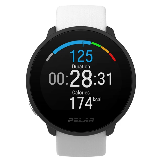 Polar Unite Fitnessuhr weiss